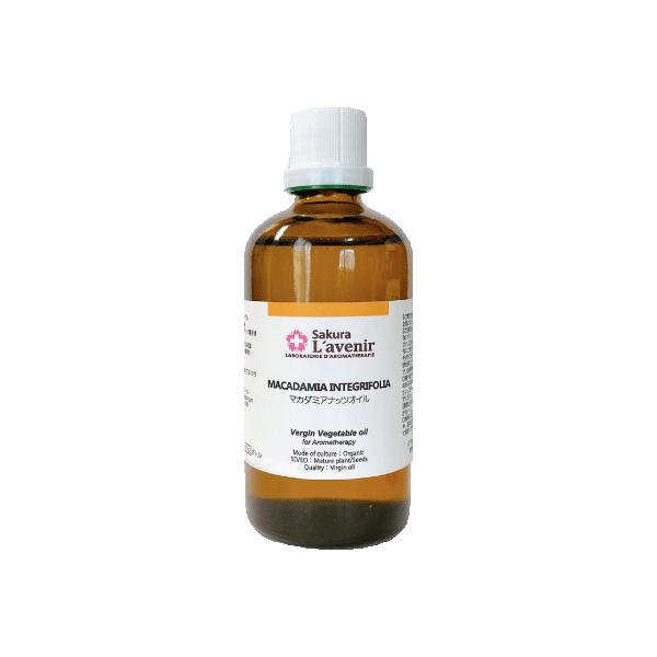 マカダミアナッツオイル 100mL（冷温圧搾一番搾り）